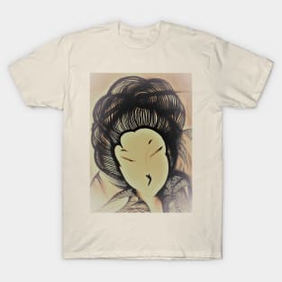 art deco sahara geisha by Jackie Smith , House of Harlequin T-Shirt